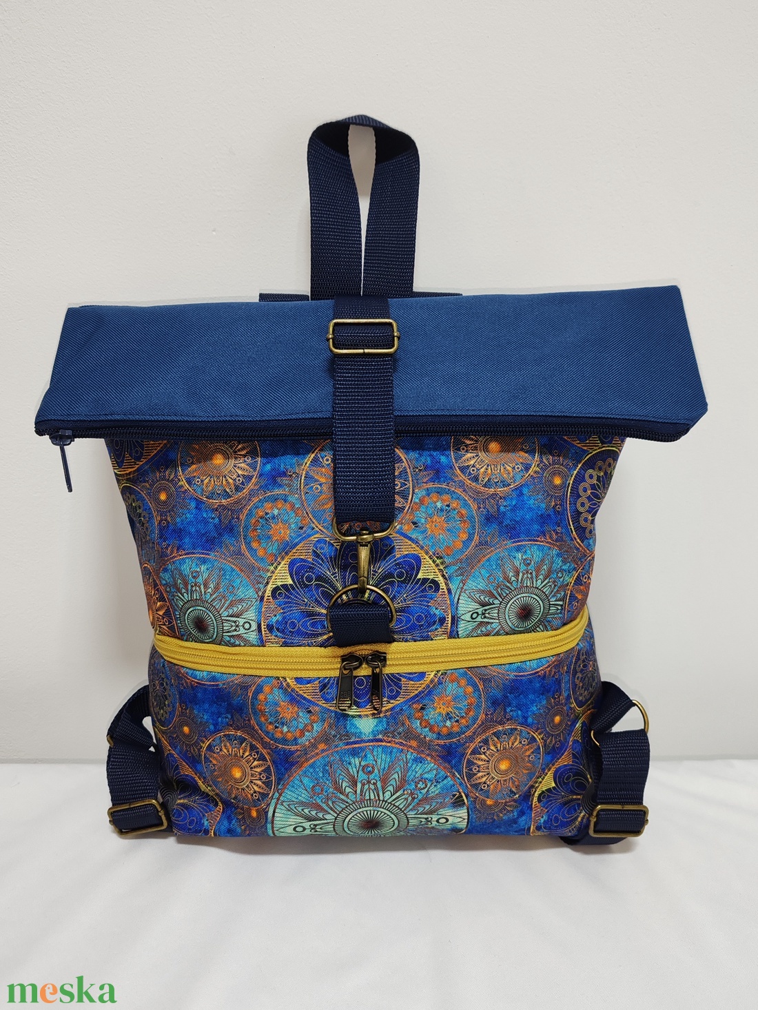 Roll-Top Hátizsák - táska & tok - hátizsák - roll top hátizsák - Meska.hu