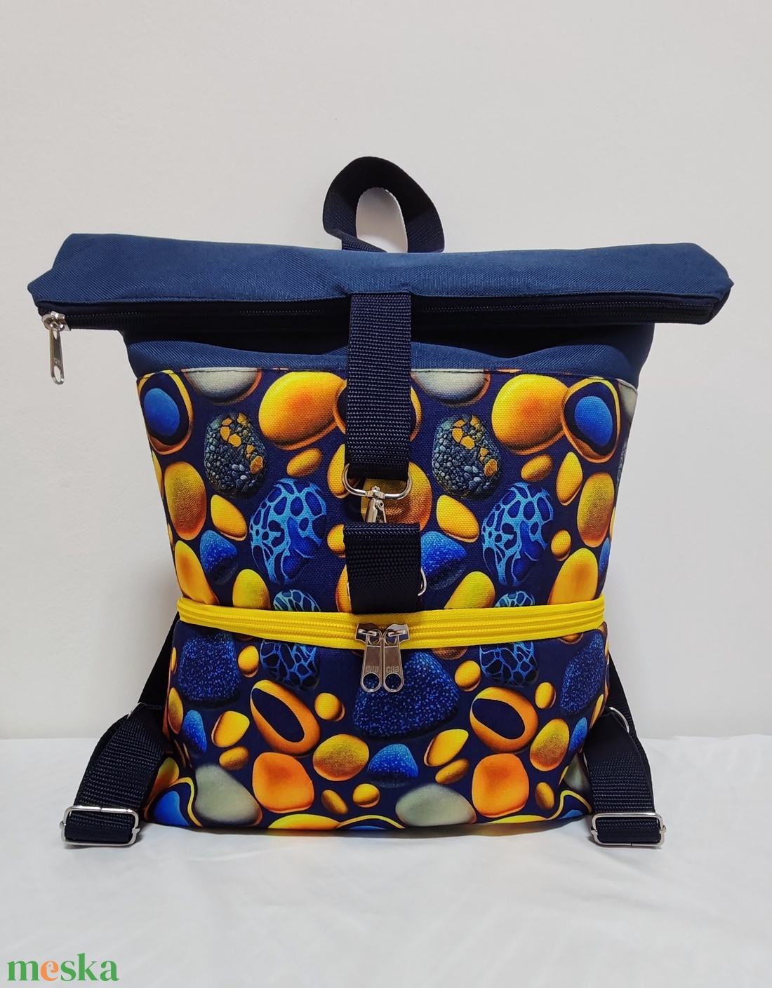 Roll-Top Hátizsák - táska & tok - hátizsák - roll top hátizsák - Meska.hu