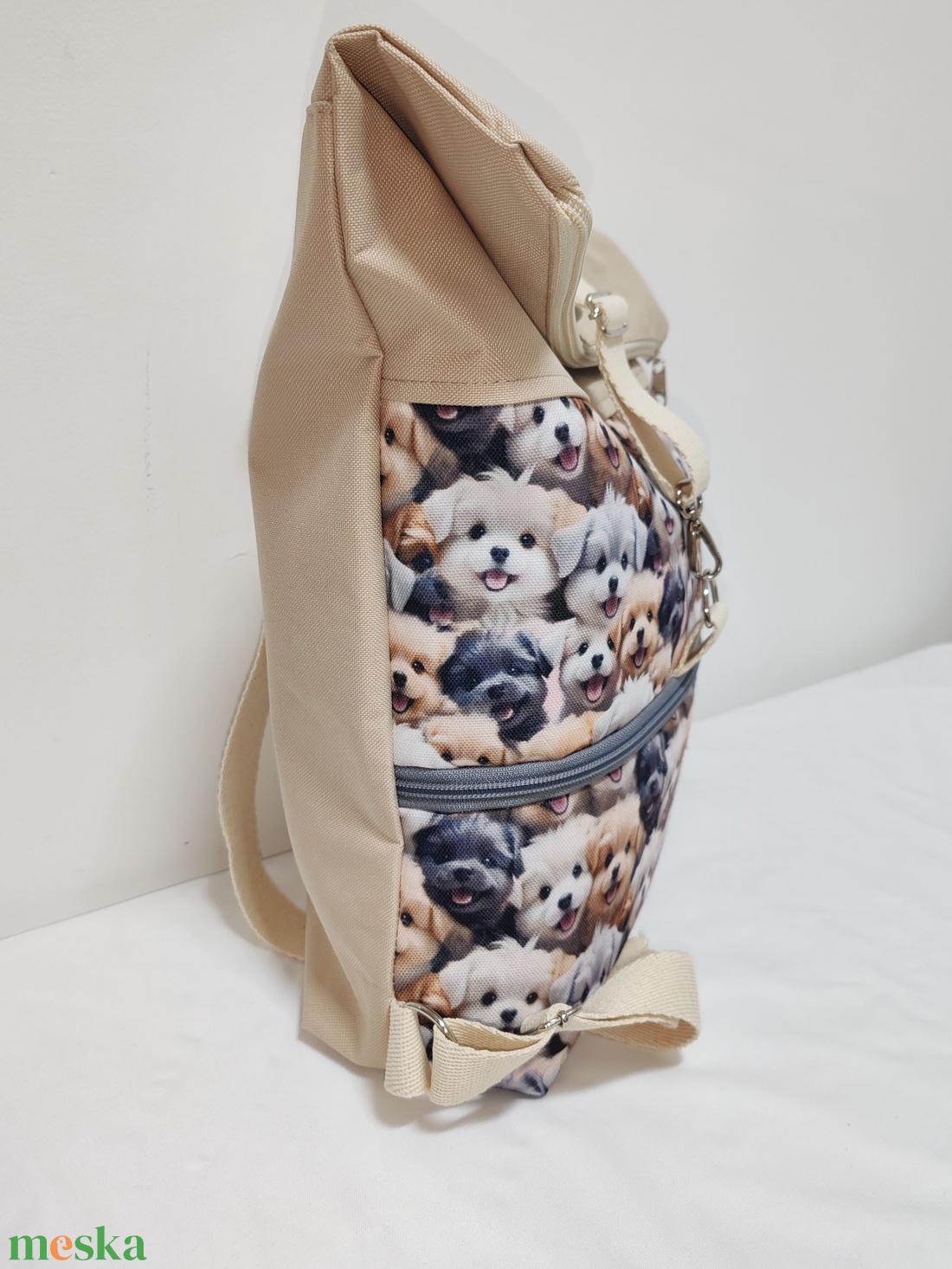 Roll-Top Hátizsák - táska & tok - hátizsák - roll top hátizsák - Meska.hu