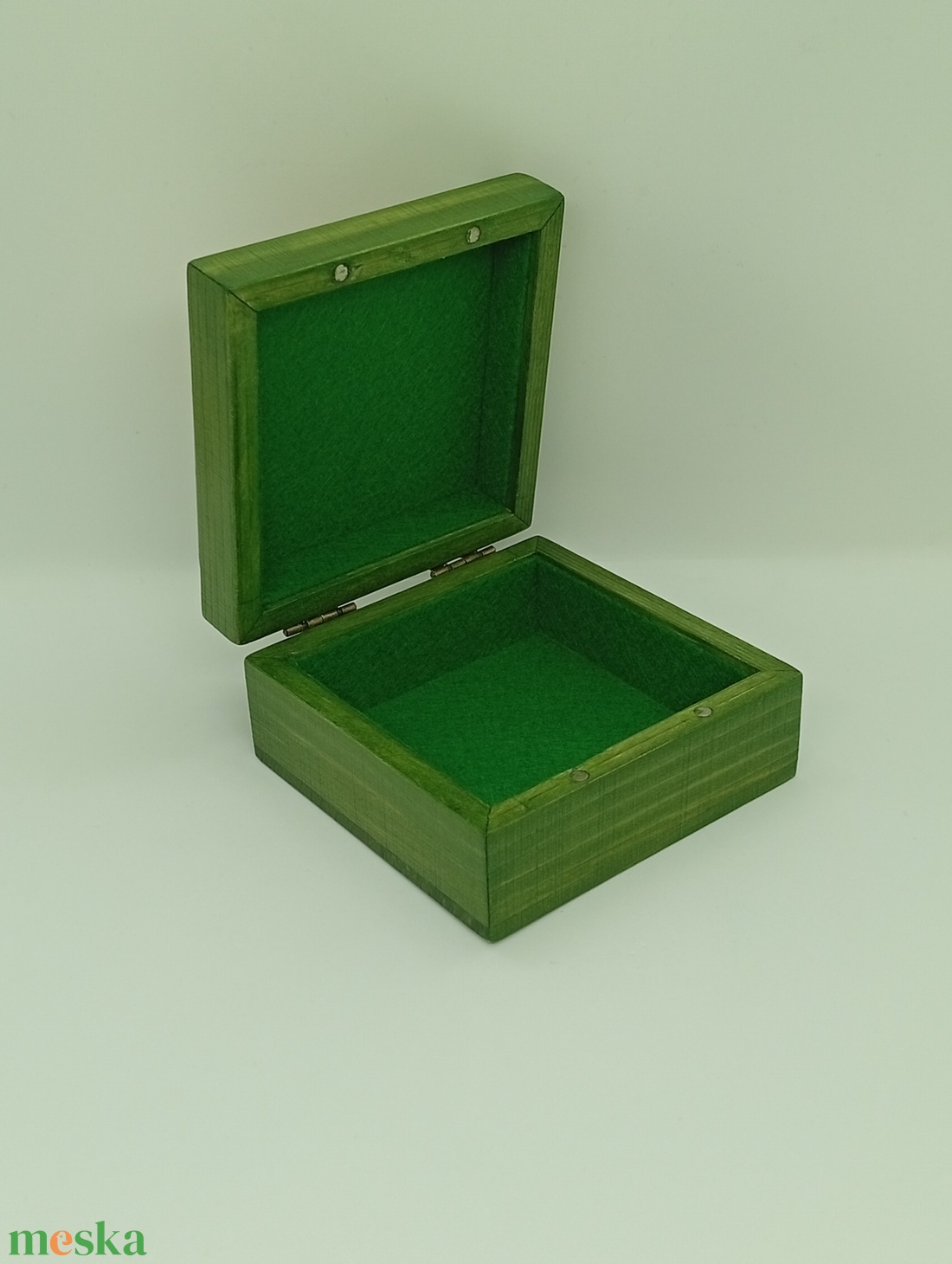  Fa doboz-gitár tűzzománc betéttel pengetőknek - ékszer - ékszertartó - ékszerdoboz - Meska.hu