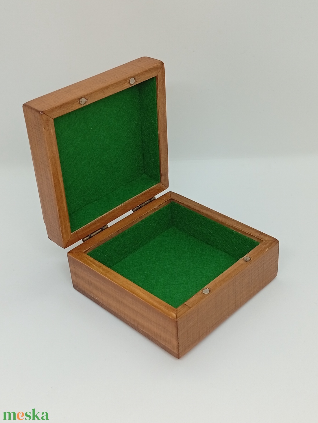 Virágos  fa ékszerdoboz-tűzzománc betéttel  - ékszer - ékszertartó - ékszerdoboz - Meska.hu