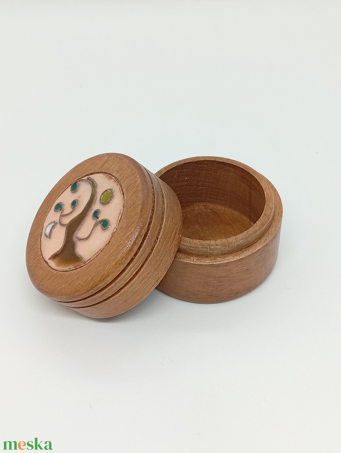 Életfa mintás fa ékszerdoboz gyűrűtartóval � eljegyzési ajándék - ékszer - ékszertartó - ékszerdoboz - Meska.hu