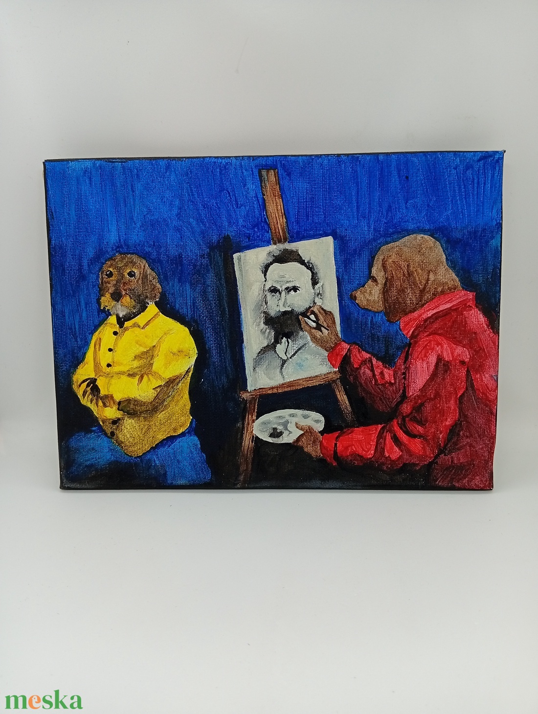 Mások szemében- festmény  - otthon & életmód - dekoráció - kép & falikép - táblakép - Meska.hu