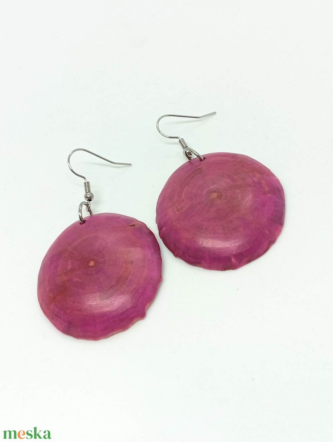 Nemesfa fülbevaló - ékszer - fülbevaló - lógó fülbevaló - Meska.hu