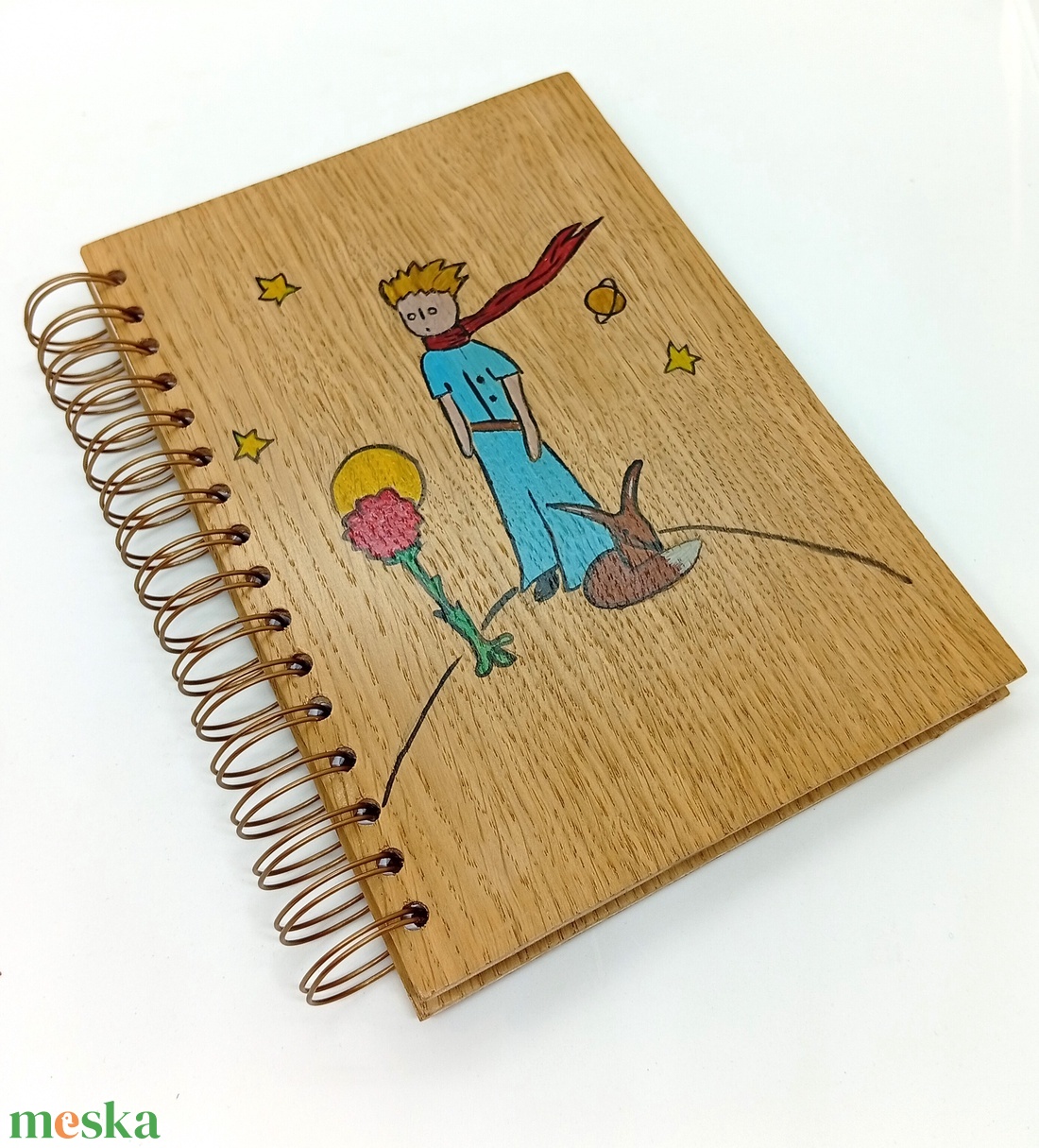 Kis Herceg emlékkönyv fából  - otthon & életmód - papír, írószer - jegyzetfüzet & napló - Meska.hu