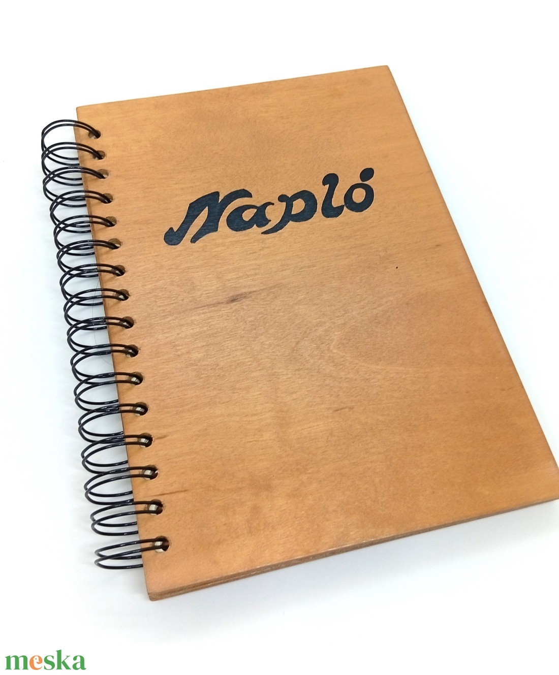 Napló fából  - otthon & életmód - papír, írószer - jegyzetfüzet & napló - Meska.hu