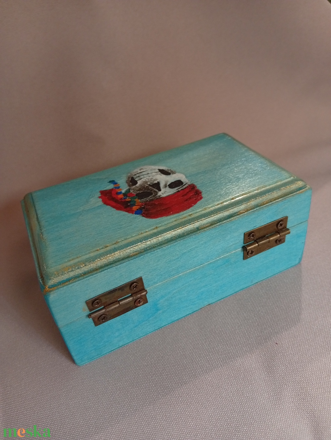 Koponyás kincses doboz - baba - mama - babaszoba dekoráció - gyerekszoba falmatrica - Meska.hu