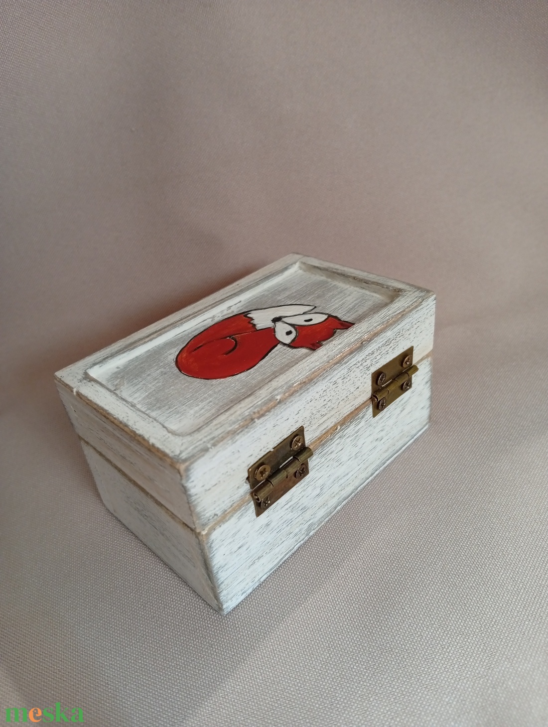 Róka pici kincses doboz - baba - mama - babaszoba dekoráció - gyerekszoba falmatrica - Meska.hu