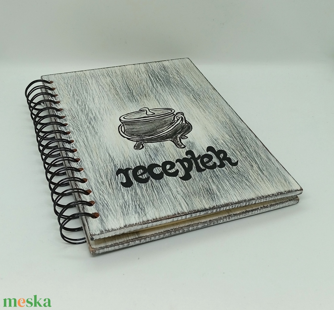 Receptes könyv - otthon & életmód - papír, írószer - jegyzetfüzet & napló - Meska.hu