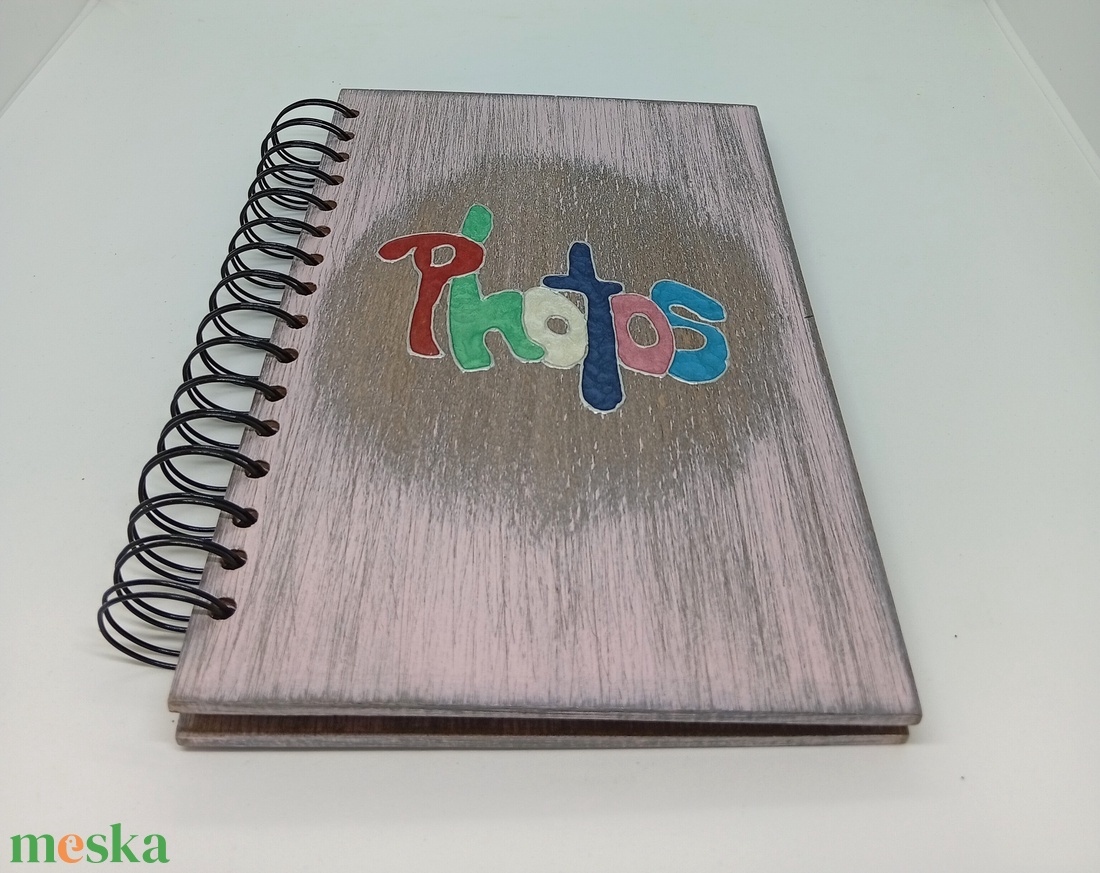 Fotó album fa fedéllel - otthon & életmód - papír, írószer - album & fotóalbum - Meska.hu