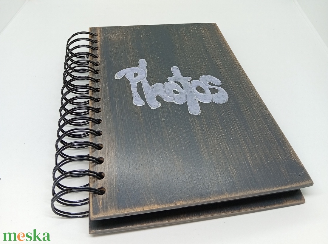 Fotó album fa fedéllel - otthon & életmód - papír, írószer - album & fotóalbum - Meska.hu