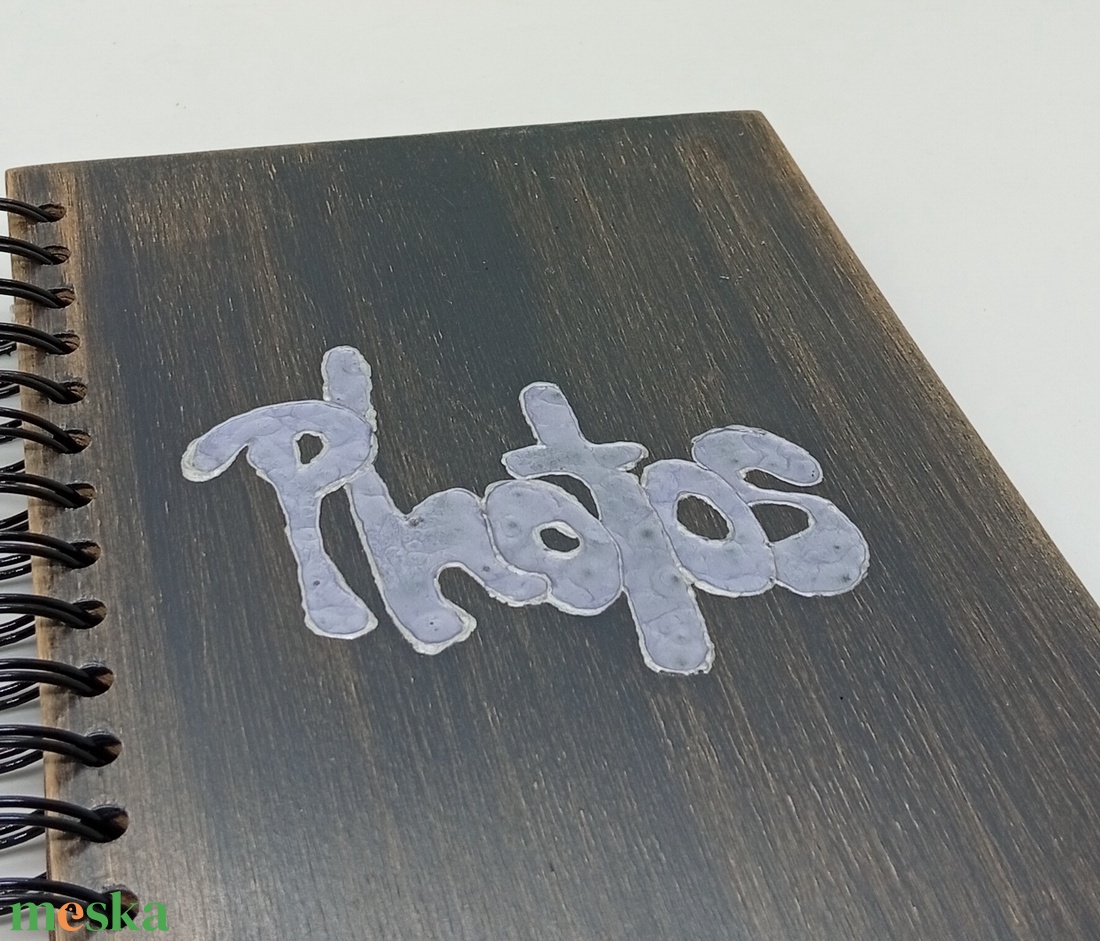 Fotó album fa fedéllel - otthon & életmód - papír, írószer - album & fotóalbum - Meska.hu