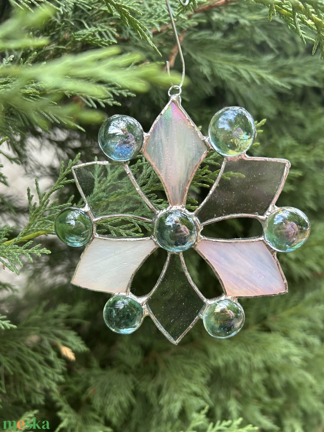 Hókristály, hópehely  - otthon & életmód - dekoráció - ajtó- és ablak dekoráció - ablakdísz - Meska.hu