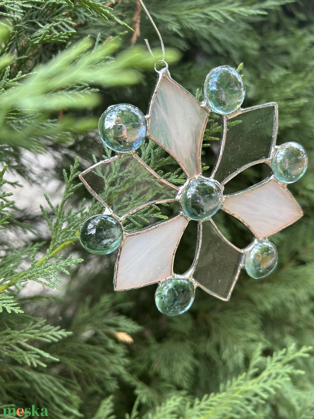 Hókristály, hópehely  - otthon & életmód - dekoráció - ajtó- és ablak dekoráció - ablakdísz - Meska.hu