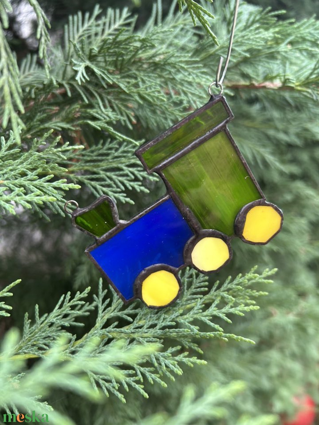 Üveg kisvonat - otthon & életmód - dekoráció - ajtó- és ablak dekoráció - ablakdísz - Meska.hu