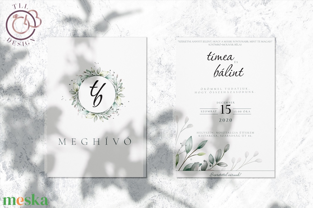 Esküvői meghívó - Gwen - esküvő - meghívó & kártya - meghívó - Meska.hu Esküvői meghívó - Gwen - esküvő - meghívó & kártya - meghívó - Meska.hu