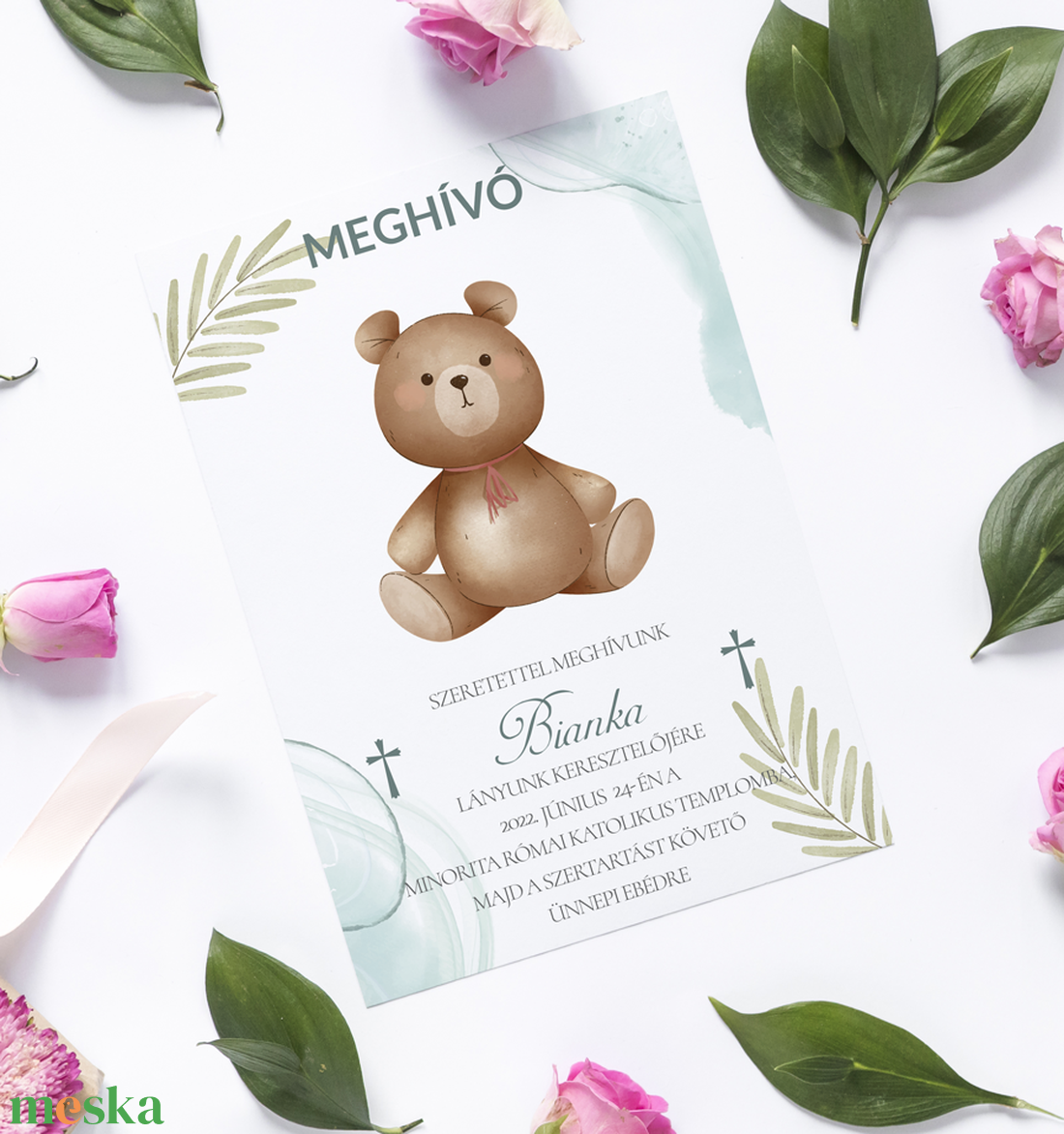 Keresztelő meghívó - otthon & életmód - papír, írószer - ajándékozás kellékei - meghívó - Meska.hu Keresztelő meghívó - otthon & életmód - papír, írószer - ajándékozás kellékei - meghívó - Meska.hu