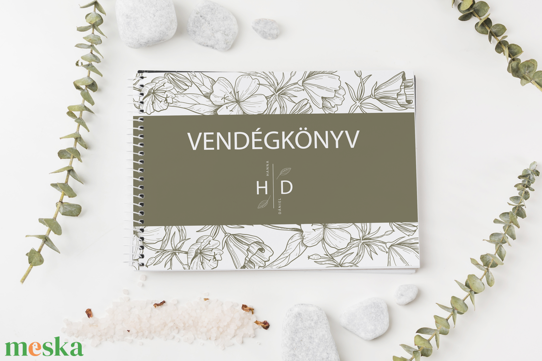 Esküvői vendégkönyv - esküvő - emlék & ajándék - vendégkönyv - Meska.hu