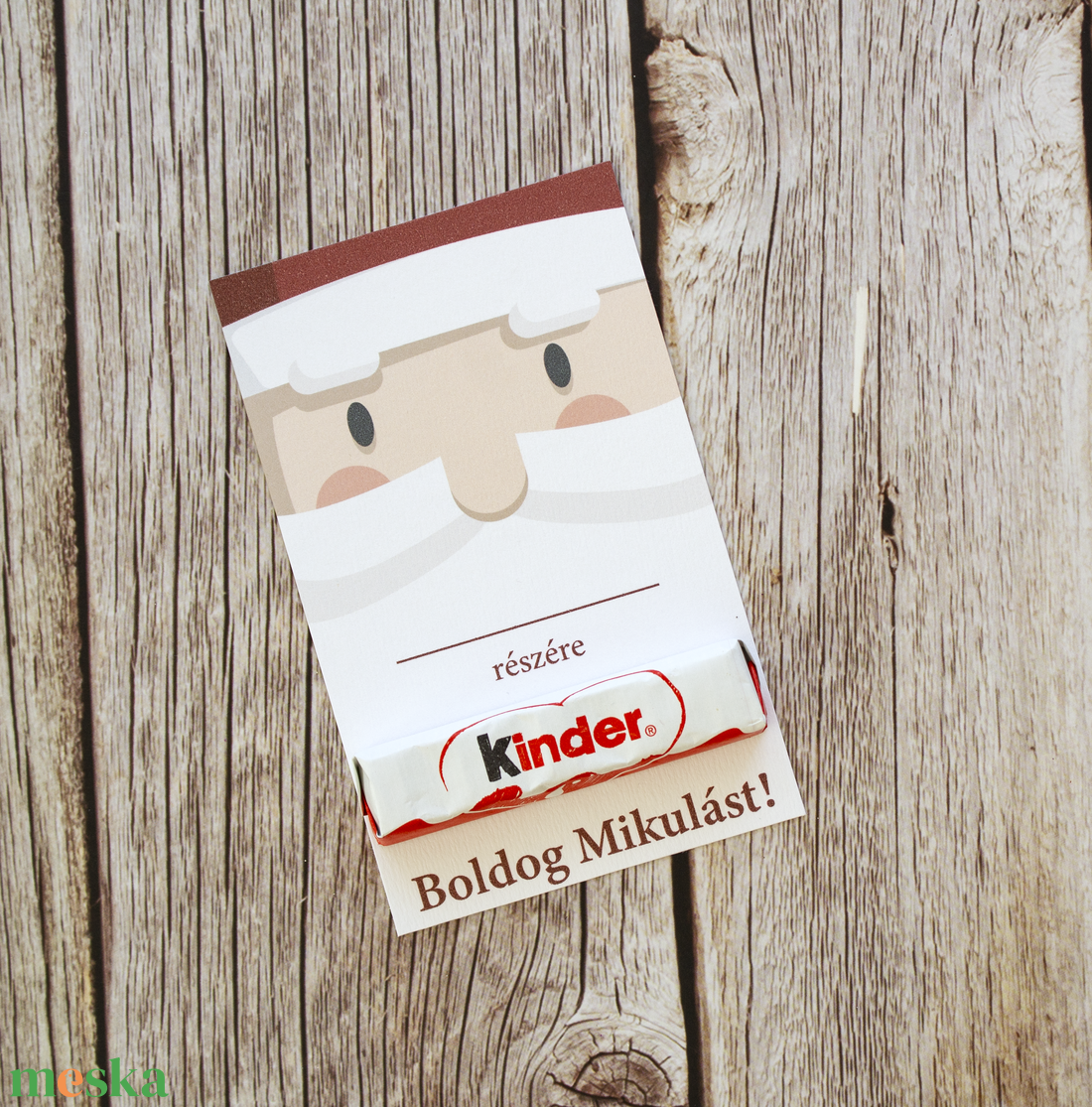 Mikulás napi kártya és jó gyerek jelvény, kitűző - karácsony - mikulás - mikulás ajándékok - Meska.hu