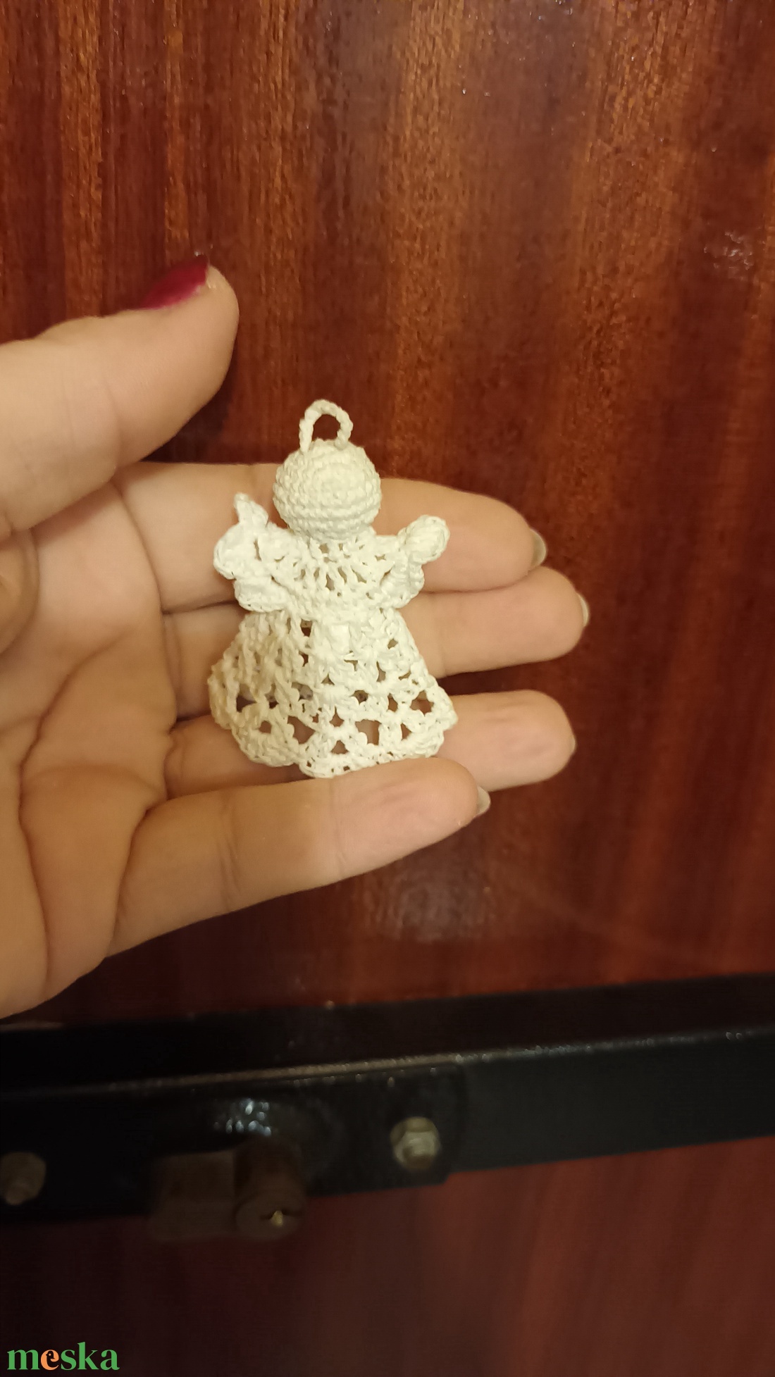 Horgolt angyalka - otthon & életmód - dekoráció - ajtó- és ablak dekoráció - ablakdísz - Meska.hu