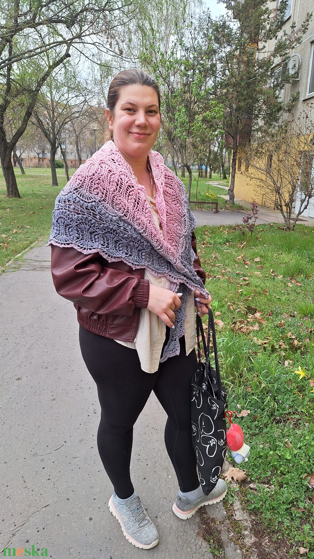 Tavaszi/ átmeneti kendő - ruha & divat - sál, sapka, kendő - vállkendő - Meska.hu