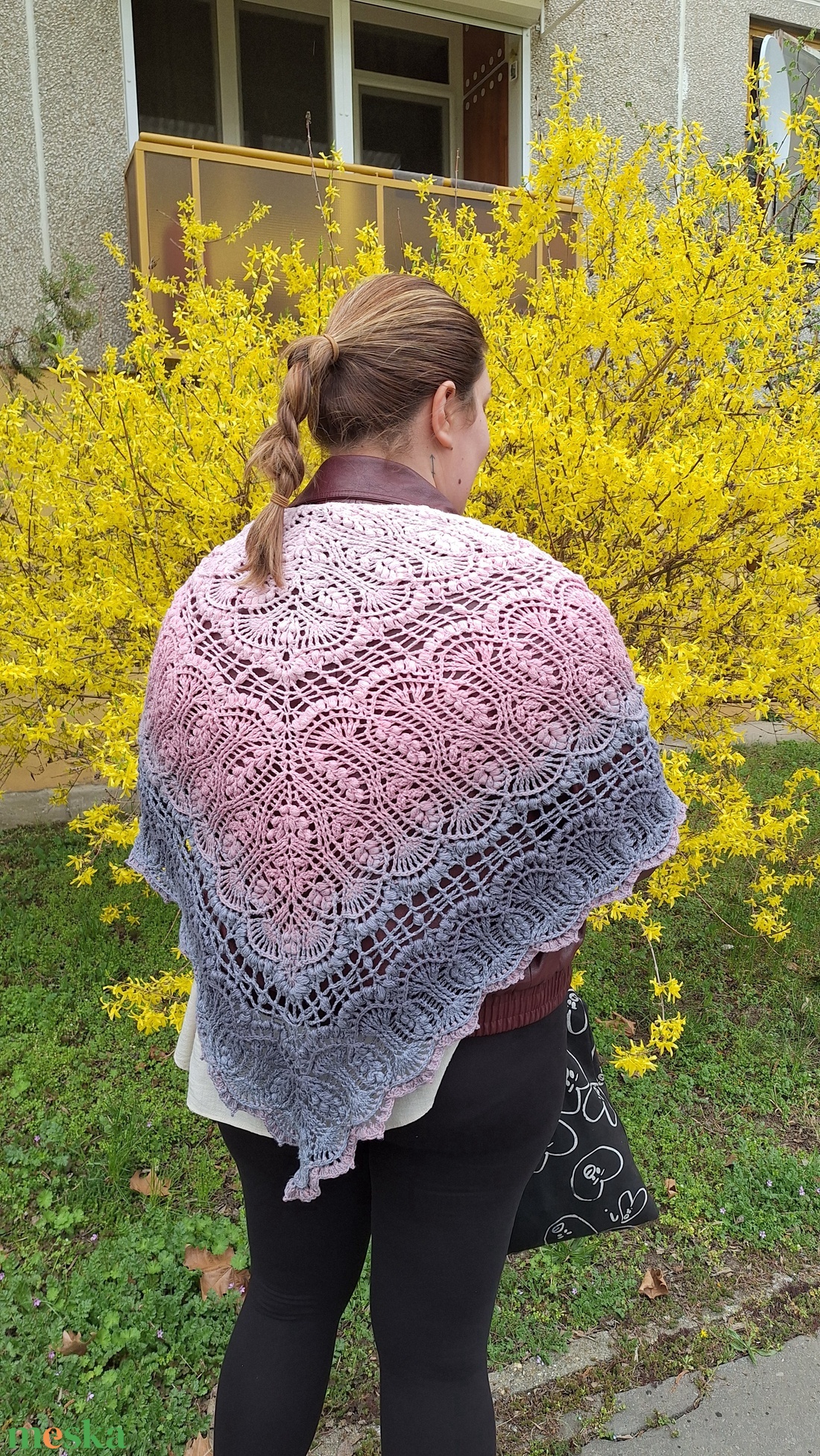 Tavaszi/ átmeneti kendő - ruha & divat - sál, sapka, kendő - vállkendő - Meska.hu