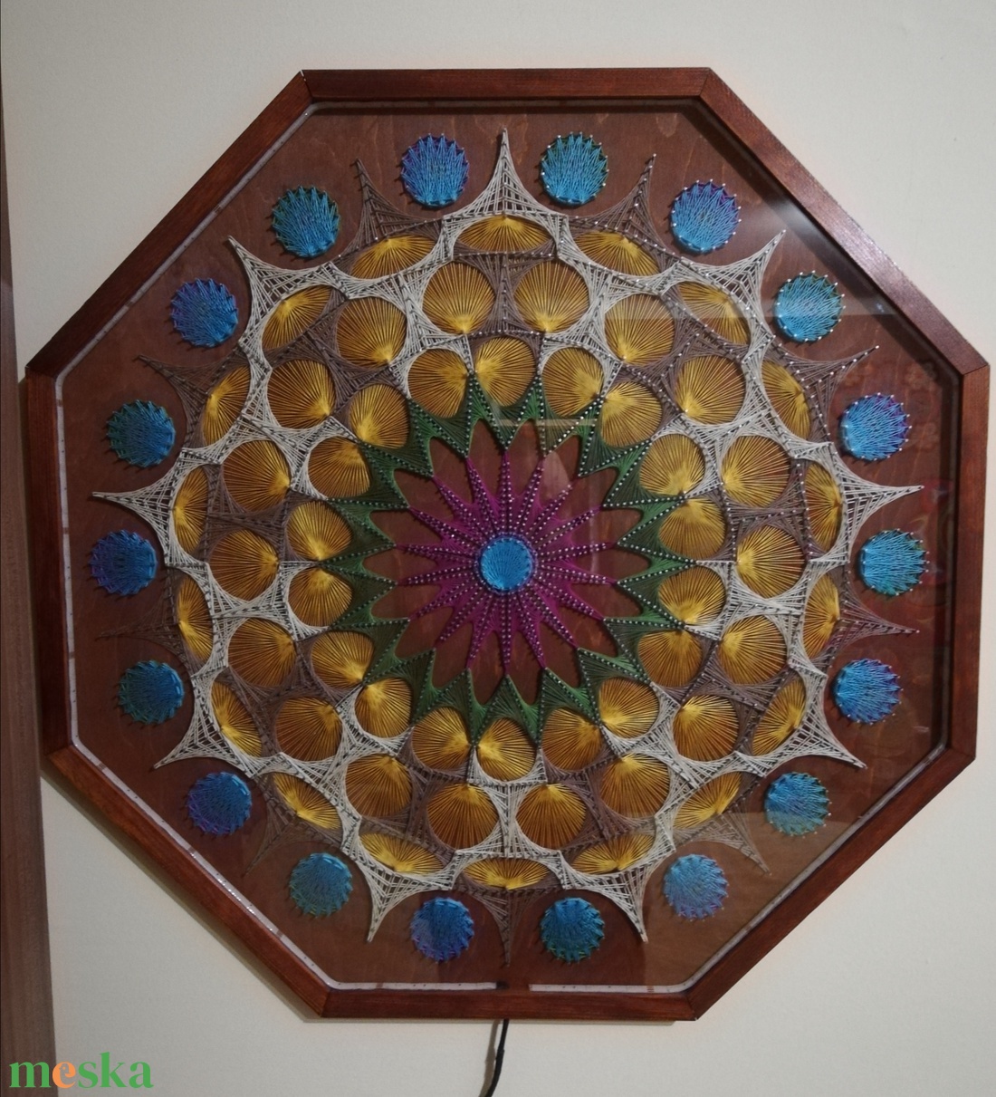 Egyedi string art kép ledes megvilágítással - otthon & életmód - dekoráció - kép & falikép - 3d képek - Meska.hu Egyedi string art kép ledes megvilágítással - otthon & életmód - dekoráció - kép & falikép - 3d képek - Meska.hu