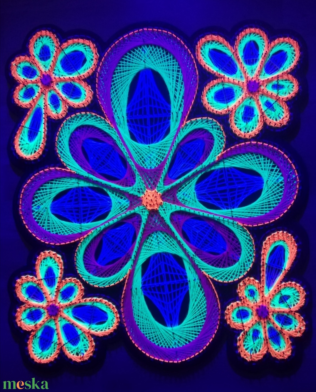 Virág mintás string art kép - otthon & életmód - dekoráció - kép & falikép - 3d képek - Meska.hu Virág mintás string art kép - otthon & életmód - dekoráció - kép & falikép - 3d képek - Meska.hu