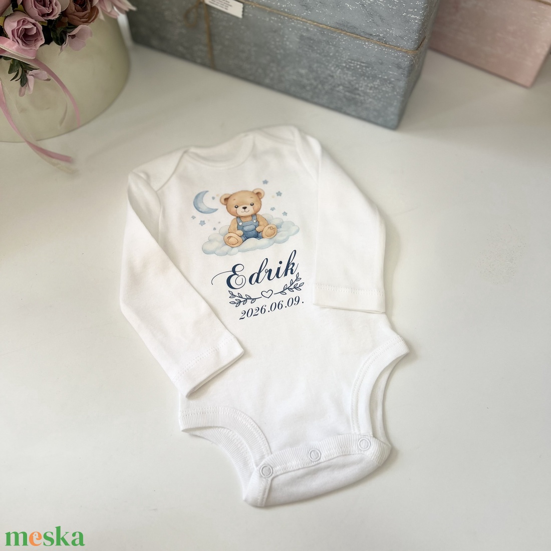 Névre szóló baba body � egyedi ajándék - baba - mama - babaruházat - baba body - Meska.hu
