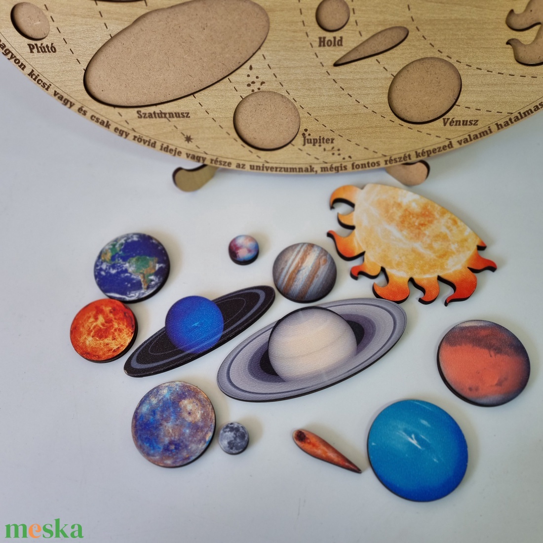 Naprendszer kirakó - játék & sport - készségfejlesztő és logikai játék - oktató játékok - Meska.hu