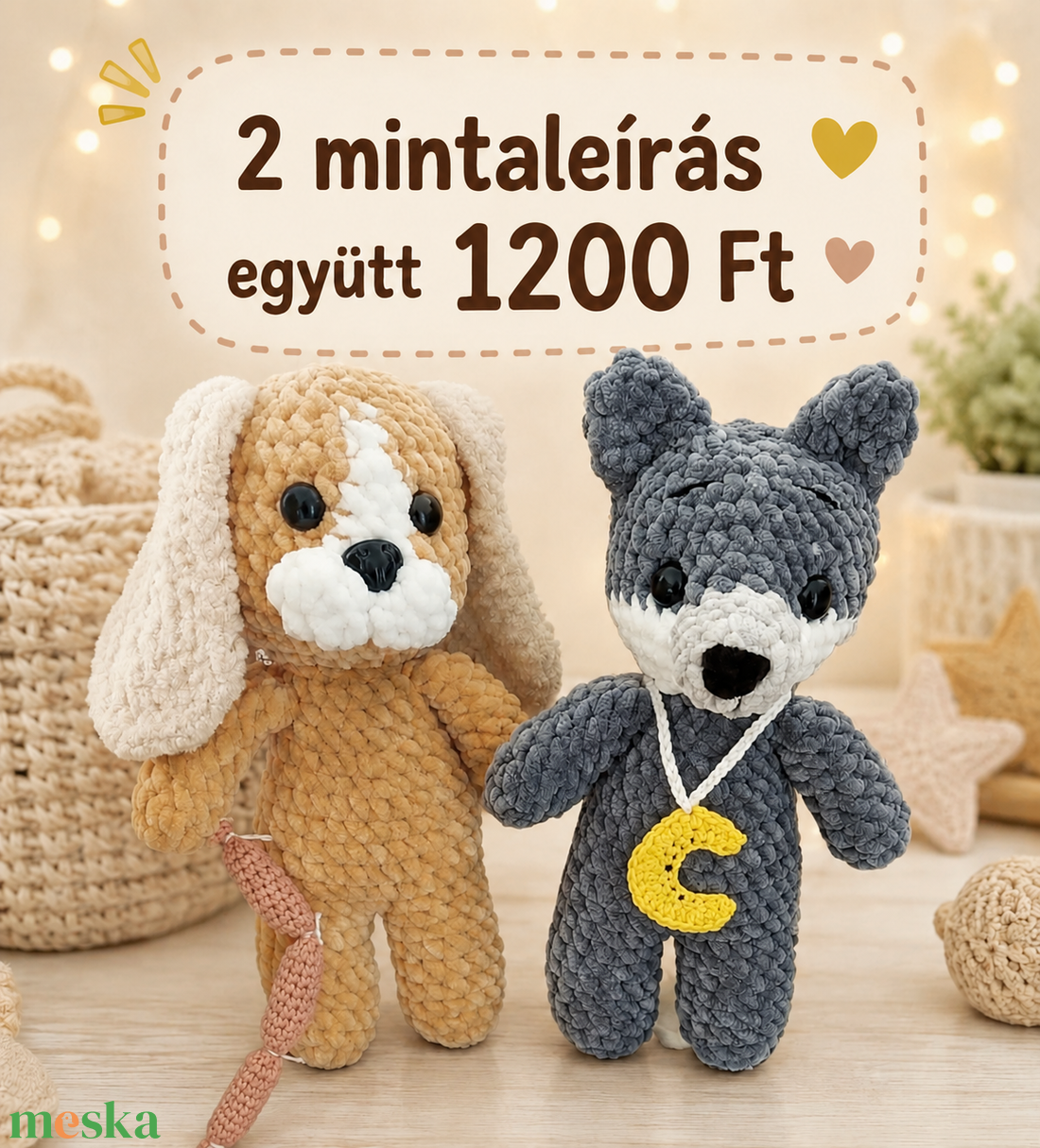 Amigurumi mintaleírás - diy (csináld magad) - szabásminta, útmutató - horgolási minta - Meska.hu