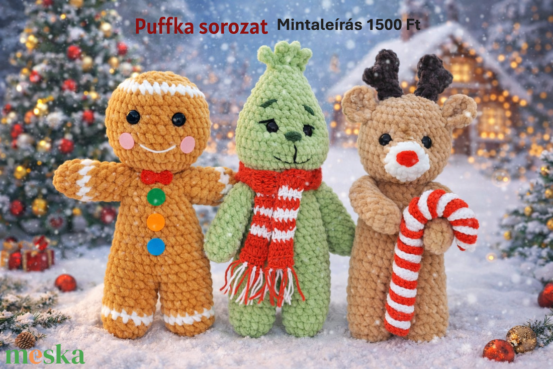Amigurumi mintaleírás - diy (csináld magad) - szabásminta, útmutató - horgolási minta - Meska.hu