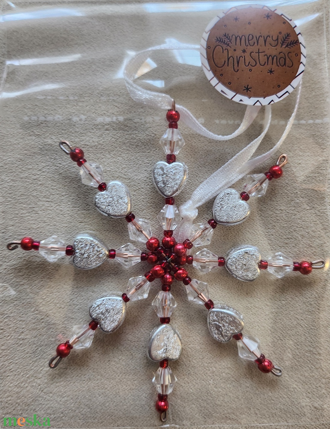 Karácsonyfa dísz - karácsony - karácsonyi lakásdekoráció - karácsonyfadíszek - Meska.hu