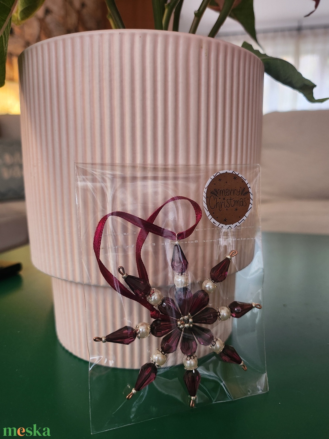 Karácsonyfa dísz - karácsony - karácsonyi lakásdekoráció - karácsonyfadíszek - Meska.hu