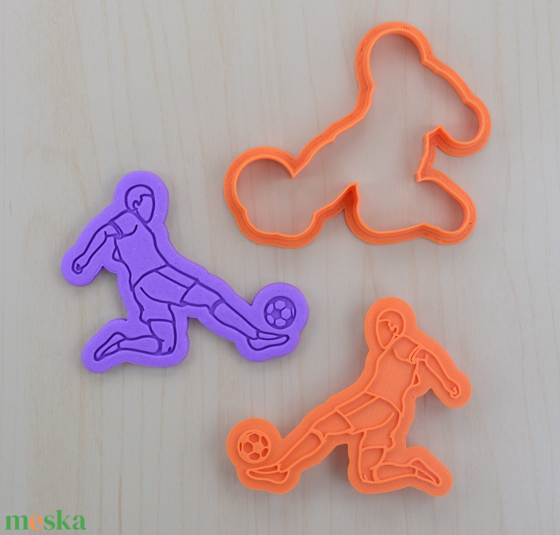 Foci játékos sütikiszúró és pecsét szett - 896 - otthon & életmód - konyhafelszerelés, tálalás - sütés, főzés - sütikiszúró - Meska.hu