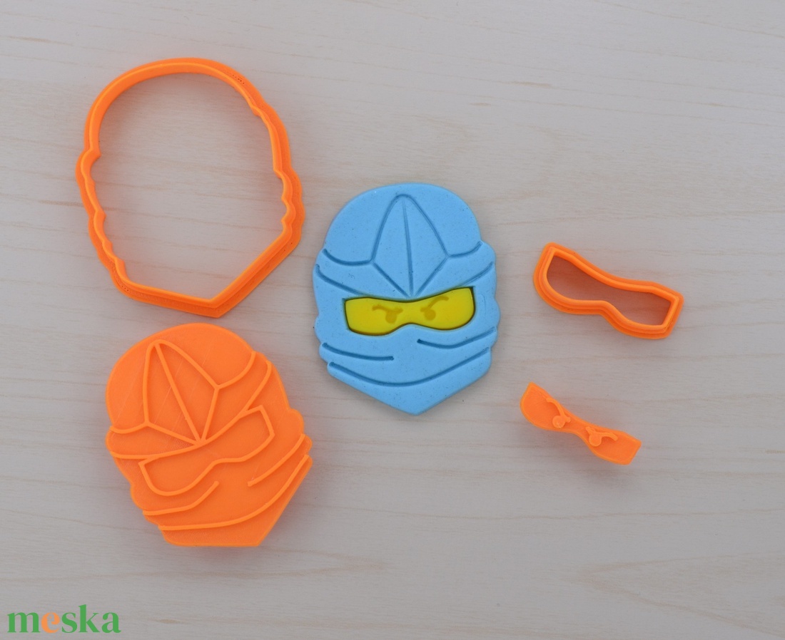 Lego ninjago fondant / marcipán kiszúró szett - 723 - otthon & életmód - konyhafelszerelés, tálalás - sütés, főzés - sütikiszúró - Meska.hu