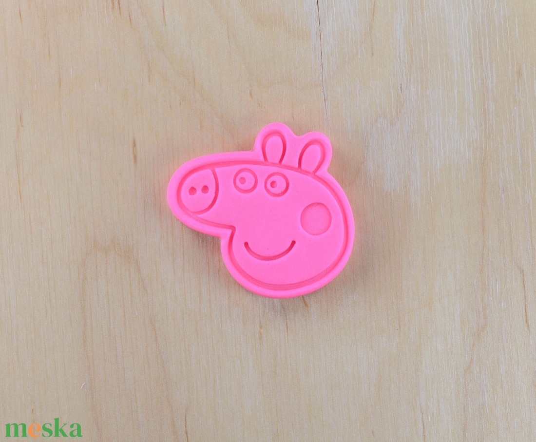Peppa malac sütikiszúró és pecsét szett- 149 - otthon & életmód - konyhafelszerelés, tálalás - sütés, főzés - sütikiszúró - Meska.hu