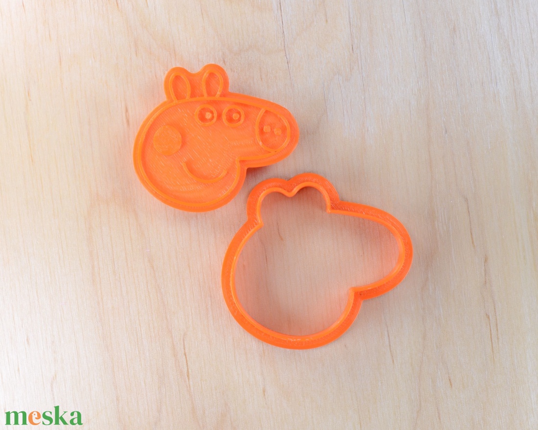 Peppa malac sütikiszúró és pecsét szett- 149 - otthon & életmód - konyhafelszerelés, tálalás - sütés, főzés - sütikiszúró - Meska.hu