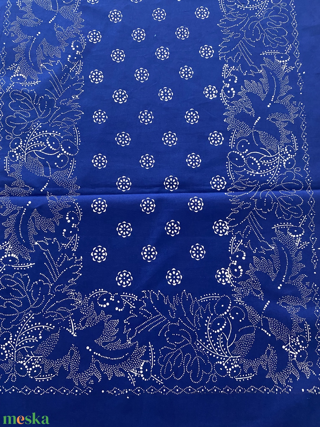 Kékfestő futó terítő 120x50 cm - otthon & életmód - konyhafelszerelés, tálalás - tálalás - terítő - Meska.hu