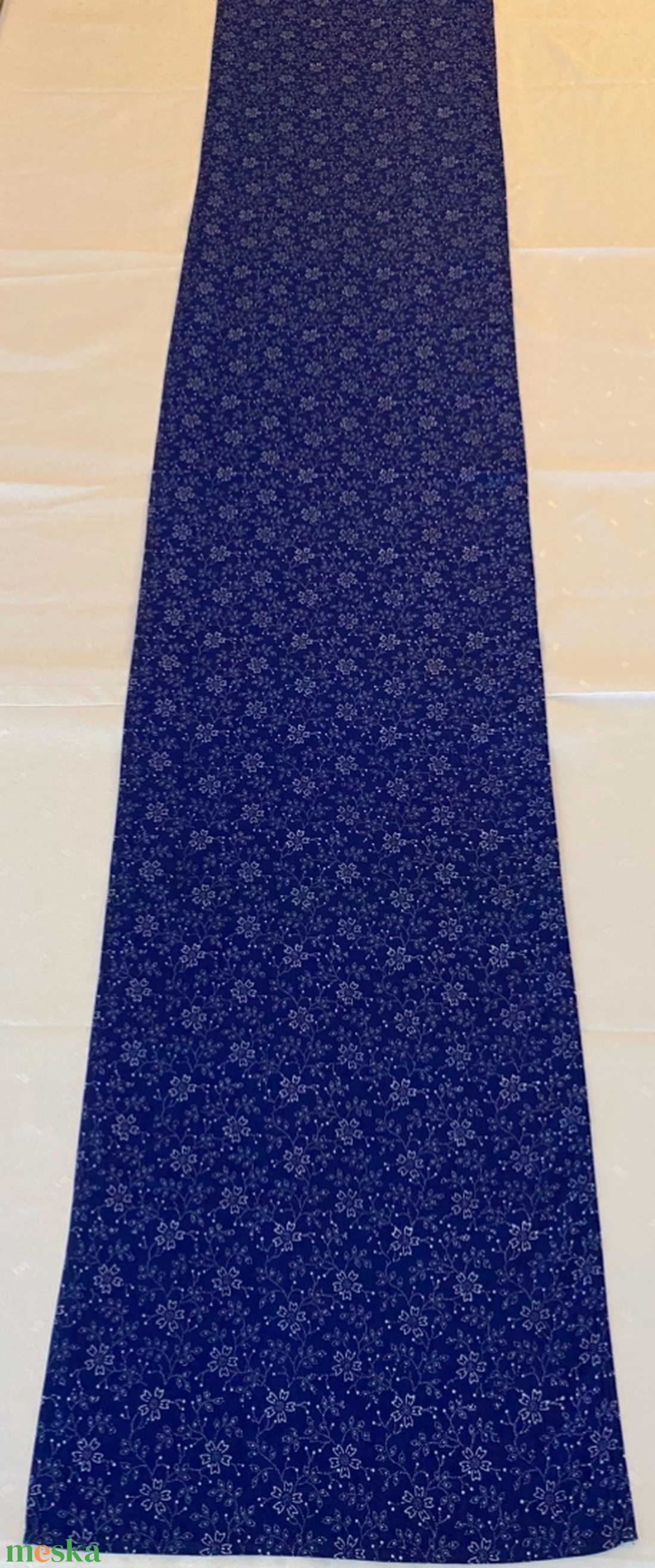 Kékfestő futó terítő 180x40 cm - otthon & életmód - konyhafelszerelés, tálalás - tálalás - terítő - Meska.hu