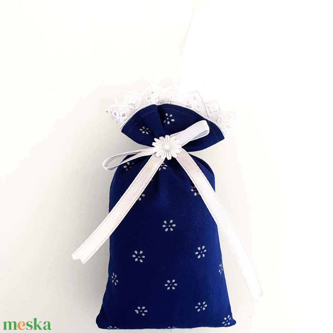 Levendulazsák eredeti kékfestő - otthon & életmód - gyertya, illat, aroma - illatzsák - Meska.hu