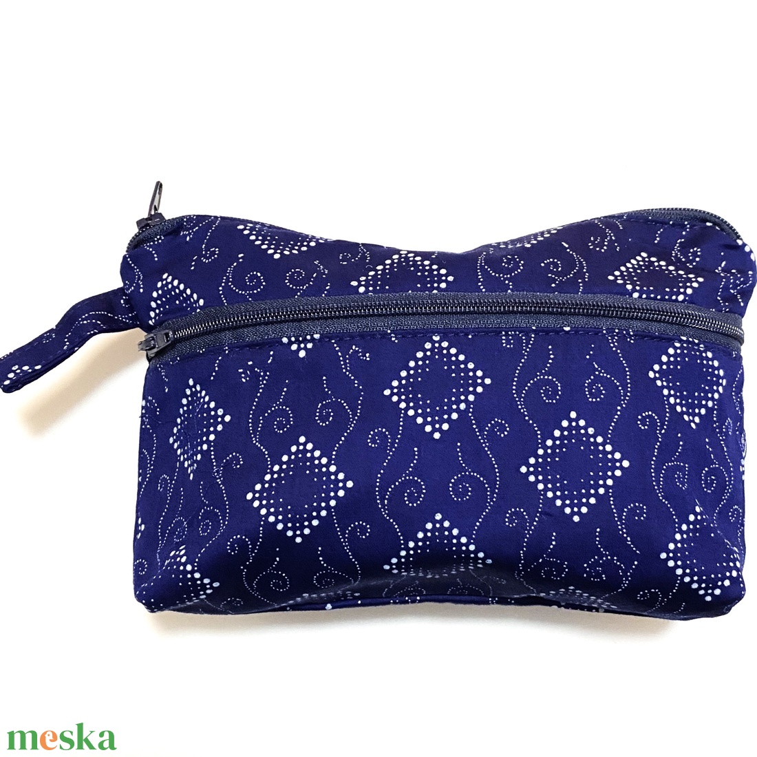 Eredeti kékfestő neszesszer - táska & tok - pénztárca & más tok - kártyatartó & irattartó - Meska.hu