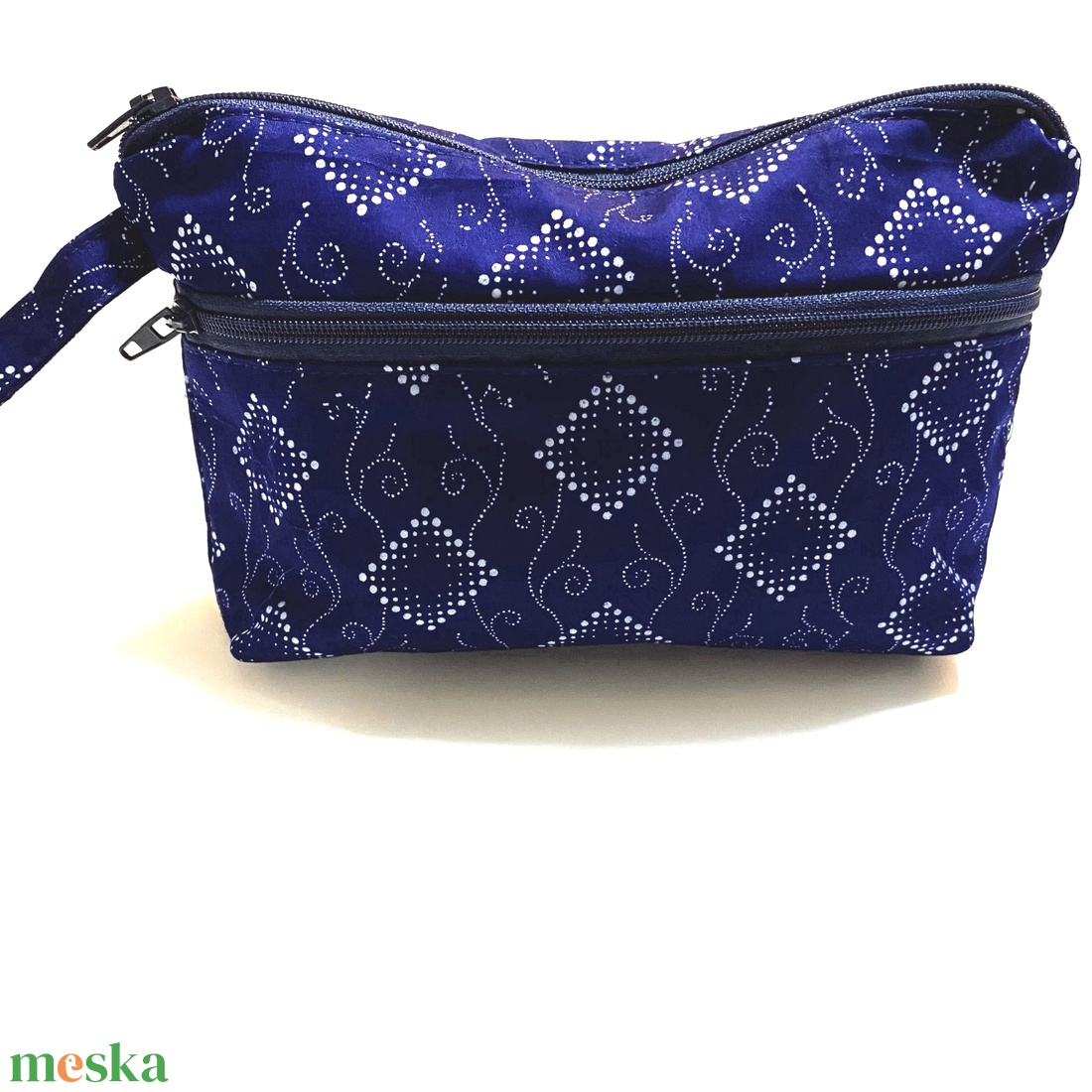Eredeti kékfestő neszesszer - táska & tok - pénztárca & más tok - kártyatartó & irattartó - Meska.hu