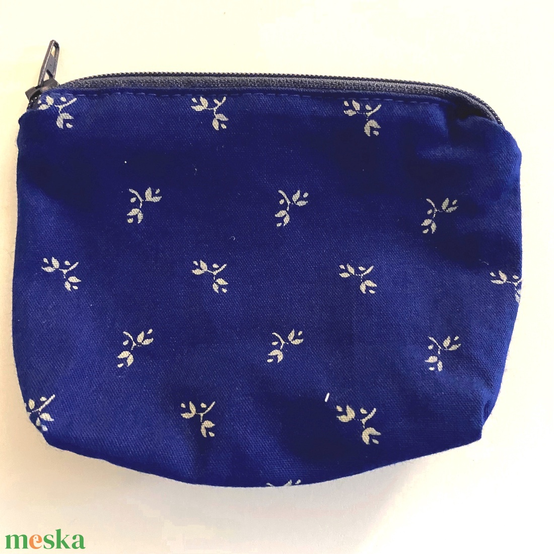 Pénztárca, kártyatartó eredeti kékfestő - táska & tok - pénztárca & más tok - aprópénztartó - Meska.hu