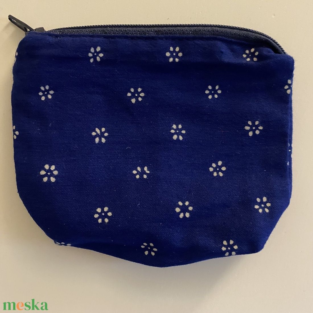 Pénztárca, kártyatartó eredeti kékfestő - táska & tok - pénztárca & más tok - aprópénztartó - Meska.hu