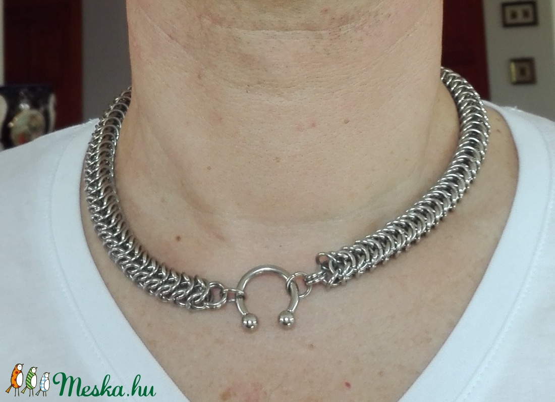 Nemesacél férfi nyaklánc patkó piercing kapoccsal - ékszer - nyaklánc - medálos nyaklánc - Meska.hu Nemesacél férfi nyaklánc patkó piercing kapoccsal - ékszer - nyaklánc - medálos nyaklánc - Meska.hu