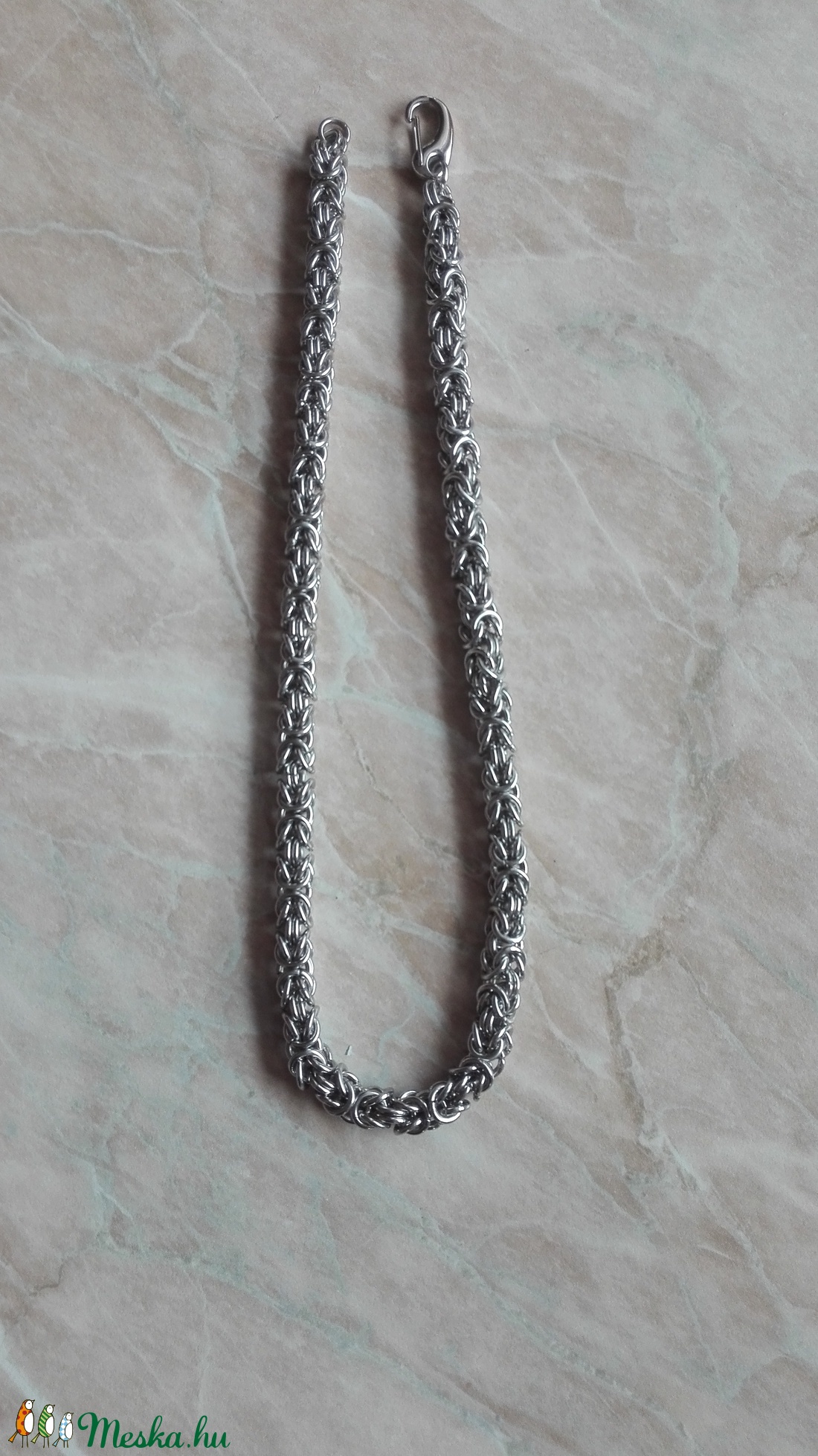 Bizánci mintájú chainmaille lánc - ékszer - nyaklánc - medál nélküli nyaklánc - Meska.hu Bizánci mintájú chainmaille lánc - ékszer - nyaklánc - medál nélküli nyaklánc - Meska.hu