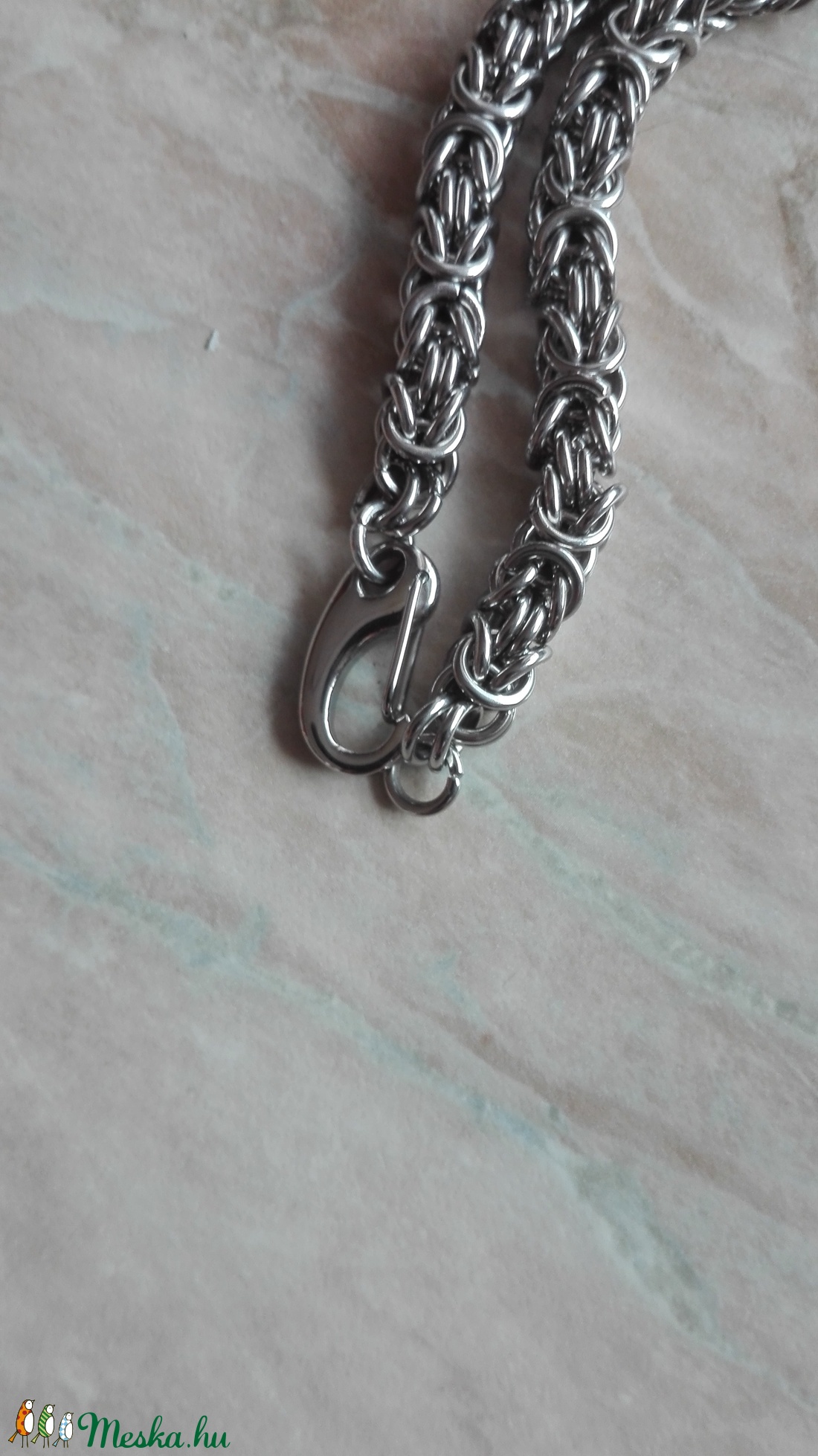 Bizánci mintájú chainmaille lánc - ékszer - nyaklánc - medál nélküli nyaklánc - Meska.hu Bizánci mintájú chainmaille lánc - ékszer - nyaklánc - medál nélküli nyaklánc - Meska.hu