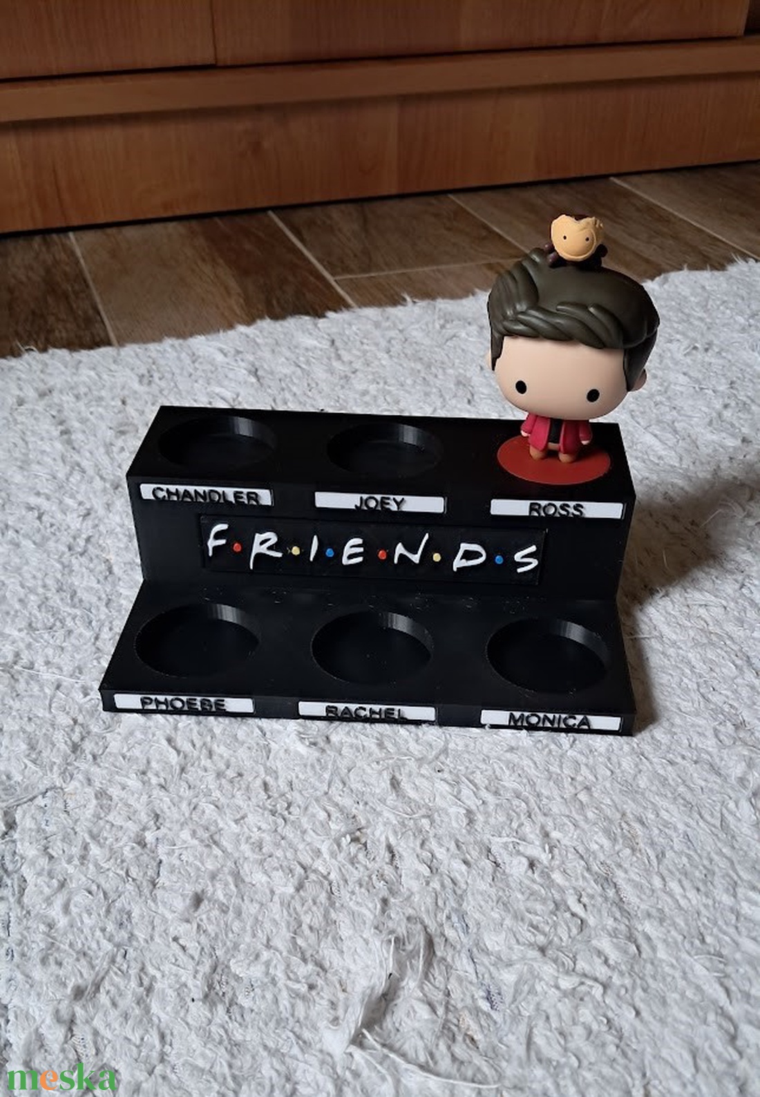 Jóbarátok/Friends McDonalds  gyűjthető figura tartó 2db 6000 ft. - otthon & életmód - tárolás & rendszerezés - íróasztali tároló - Meska.hu