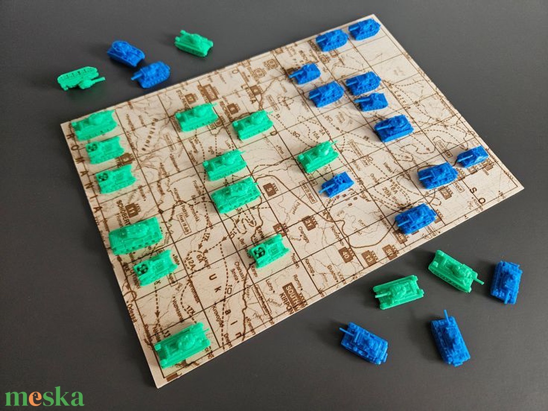 Áttörés-Breakthrought stratégiai társasjáték - játék & sport - táblajáték és kártyajáték - társasjátékok - dobókocka - Meska.hu